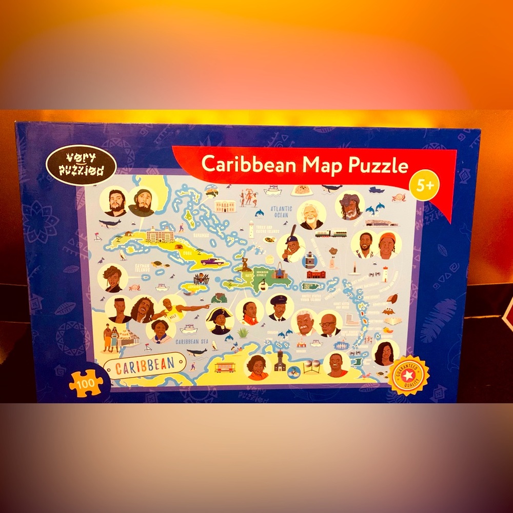 NWT Factory Sealed 😎🤩 Very Puzzled, Caribbean Map 😀